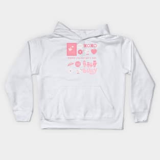 valentine vibes Kids Hoodie